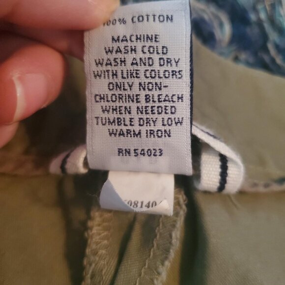 GAP Beige Khaki Cropped Pants Capris Grandpacore Preppy Academia - Picture 7 of 7